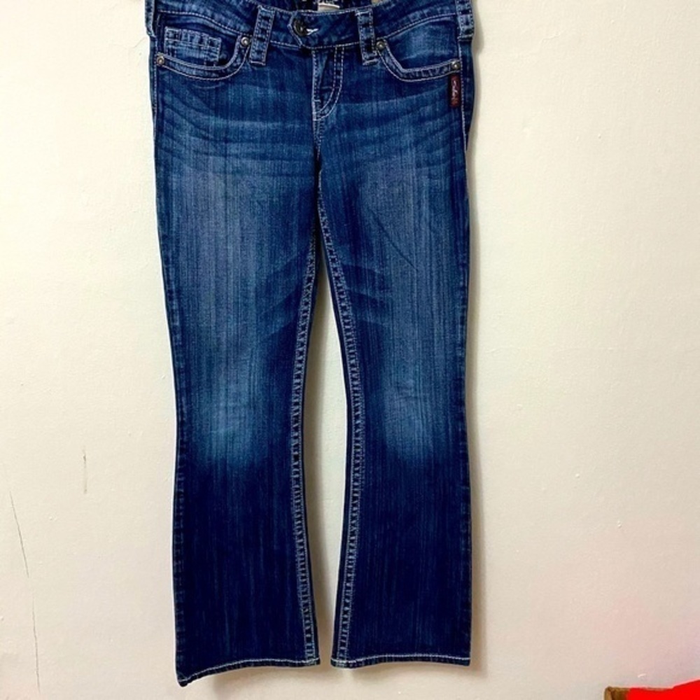 Silver jeans Tuesday boot cut denim blue jeans size S